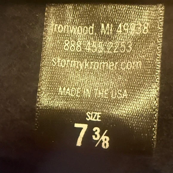 Stormy Kromer Original Cap Olive Green Size 7 3/8 USA Made Wool Hat - Picture 6 of 8